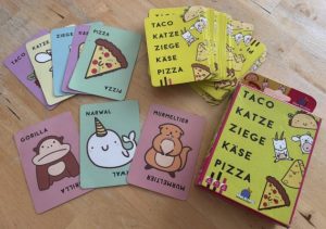 Foto vom Spiel Taco, Katze, Ziege, Käse, Pizza